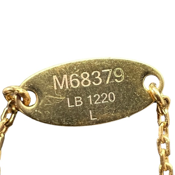 Louis Vuitton Gold Fleur Chain Ring - Picture 5 of 6